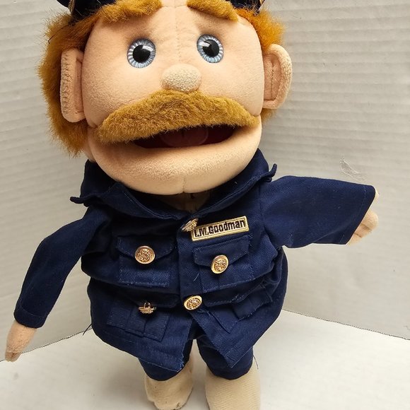 Mr I M Goodman Police Officer Hand Puppet Blue Uniform Sunny Toys 14" - Picture 10 of 16